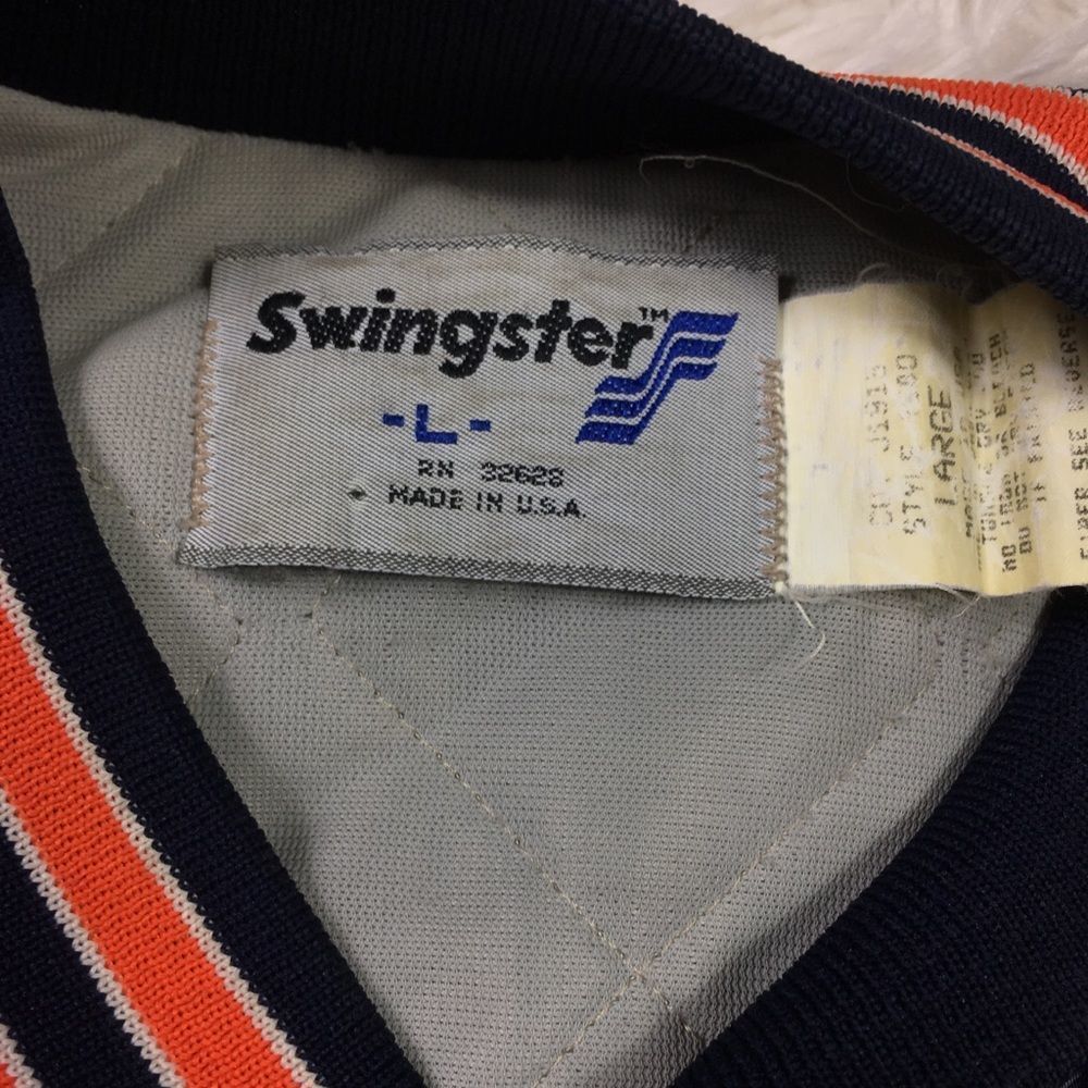 Men vintage swingster virginia cavaliers snap button jacket size L Pre-owned - Picture 6 of 9